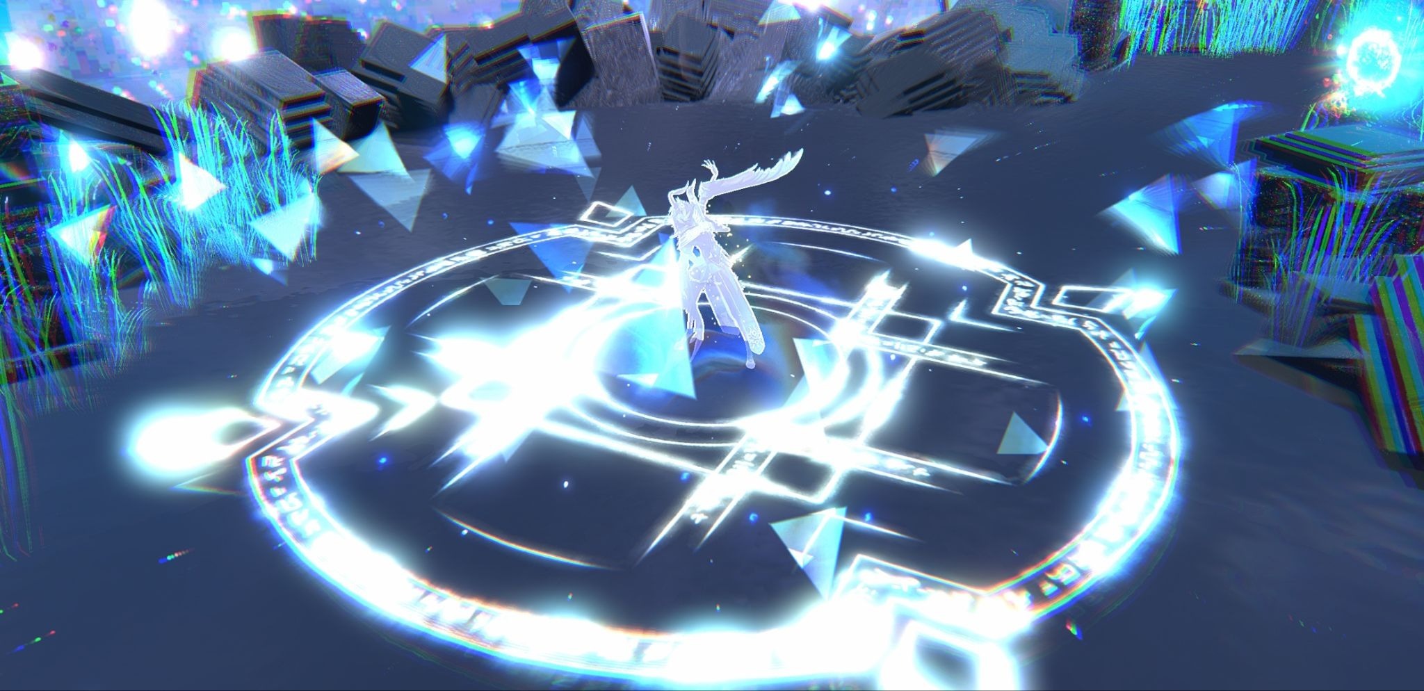 The Starless Path dimensional rift landscape in Shape of Dreams